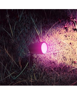 Oprawa ogrodowa V-TAC VT-5167 7W LED SMART WiFI IP65 RGB+3000K-6500K 520lm (SKU 3014) Czarny
