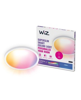 WiZ | Sufit Smart WiFi SuperSlim 545mm, biały | 32 W | 2200-6500 K (RGB)