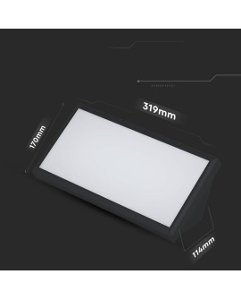 Oprawa ścienna LED V-TAC VT-8055 20W IP65 4000K 2045lm (SKU 6811) Czarny
