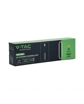 Oprawa zwieszana V-TAC VT-7829 13W LED IP20 4000K 1500lm (SKU 10075) Czarny