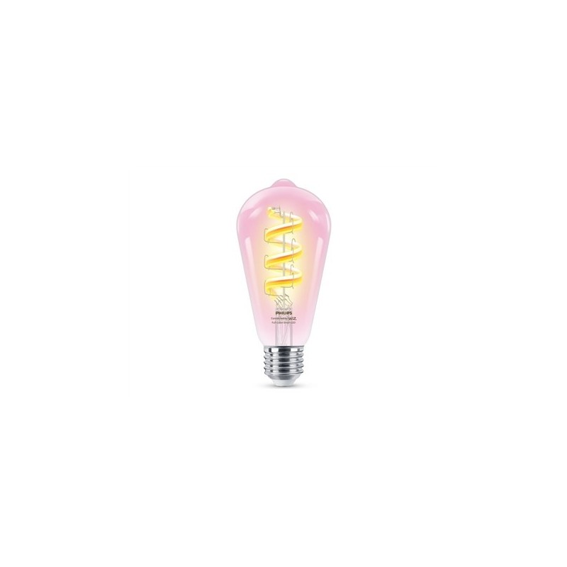 Philips Przezroczysta żarówka LED z widocznym spiralnym żarnikiem 40 W ST64 E27