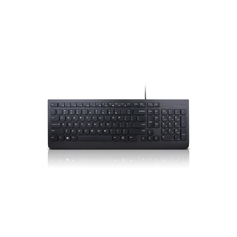 Lenovo Essential klawiatura Uniwersalne USB QWERTY US English Czarny