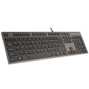 Klawiatura membranowa A4 TECH KV-300H A4TKLA39976 (USB 2.0 (US) kolor czarny)