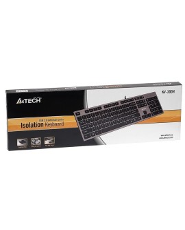 Klawiatura membranowa A4 TECH KV-300H A4TKLA39976 (USB 2.0 (US) kolor czarny)