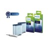 Zestaw akcesoriów do czyszczenia ekspresów Philips CA6707/10 (2 wkłady filtra AquaClean, 6 saszetek ze środkiem do czyszczenia