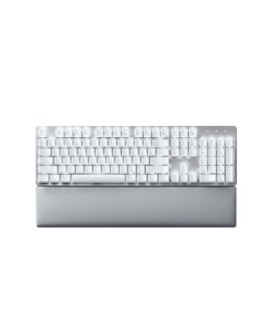 Razer Pro Type Ultra klawiatura Biuro USB + RF Wireless + Bluetooth QWERTY US English Srebrny, Biały