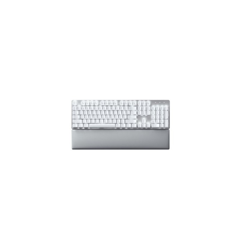 Razer Pro Type Ultra klawiatura Biuro USB + RF Wireless + Bluetooth QWERTY US English Srebrny, Biały