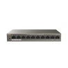 Tenda TEF1110P-8-63W łącza sieciowe Nie zarządzany Fast Ethernet (10/100) Obsługa PoE Czarny