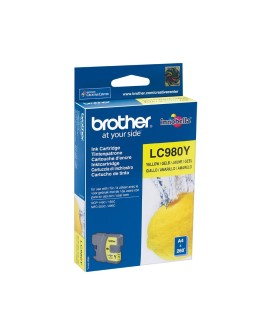 Brother LC-980Y nabój z tuszem 1 szt. Oryginalny Żółty