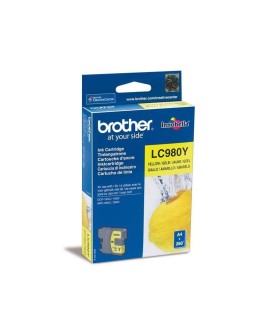 Brother LC-980Y nabój z tuszem 1 szt. Oryginalny Żółty