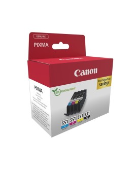 Canon 6509B016 nabój z tuszem 4 szt. Oryginalny Czarny, Cyjan, Purpurowy, Żółty