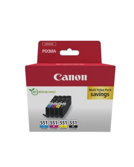 Canon 6509B016 nabój z tuszem 4 szt. Oryginalny Czarny, Cyjan, Purpurowy, Żółty