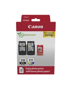 Canon 2970B017 nabój z tuszem 2 szt. Oryginalny Czarny, Cyjan, Purpurowy, Żółty