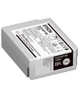 Epson SJIC42P-BK nabój z tuszem 1 szt. Oryginalny Czarny