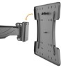Uniwersalny uchwyt do telewizora OLED Uchwyt ścienny do telewizora Kompatybilny z LG OLED Podwójne ramię 32 "-65" maks. VESA