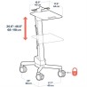 NEO-FLEX LAPTOP CART/20IN 6.8KG CONSTANT FORCE