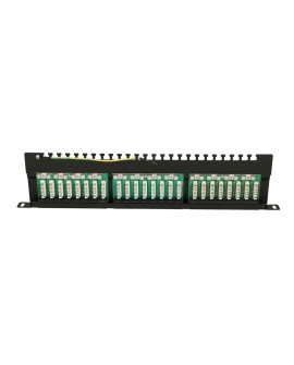 Patch panel Extralink EX.9663 (0.5U kat. 6 24xRJ-45)
