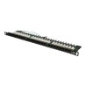 Patch panel Extralink EX.9663 (0.5U kat. 6 24xRJ-45)