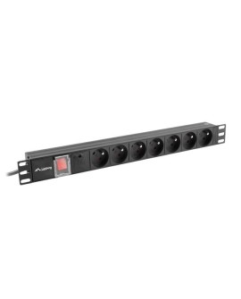 LANBERG LISTWA ZASILAJĄCA RACK PDU (1U,16A,7X 230V,2M)