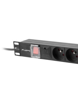 LANBERG LISTWA ZASILAJĄCA RACK PDU (1U,16A,7X 230V,2M)
