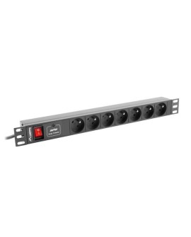 LANBERG LISTWA ZASILAJĄCA RACK PDU (1U,16A,7X 230V,2M)