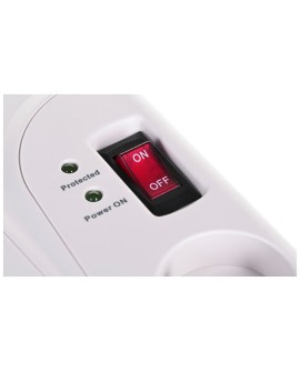 Ever T/LZ05-HOM019/0000 rozdzielacz zasilania PDU Biały 8 Gniazdo(a) sieciowe