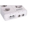Ever T/LZ05-HOM019/0000 rozdzielacz zasilania PDU Biały 8 Gniazdo(a) sieciowe