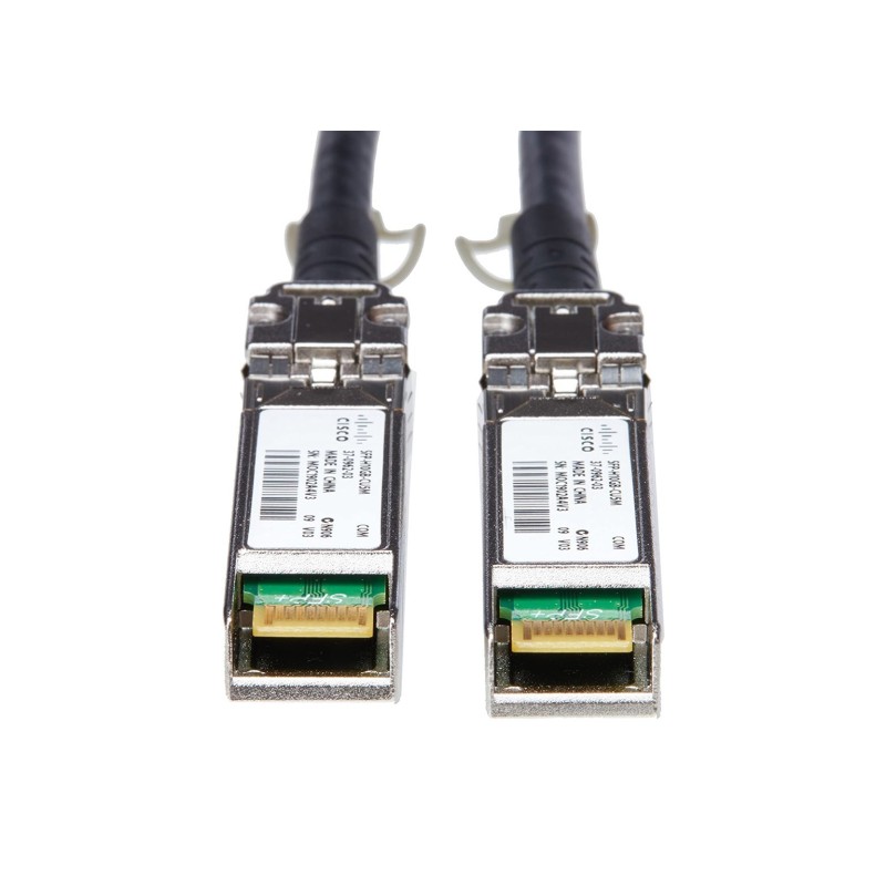 Cisco 10GBASE-CU SFP+ Cable 5 Meter kabel InfiniBand / światłowodowy 5 m SFP+ Czarny