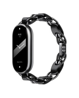Original Xiaomi Mi Band 8/9 black chain strap