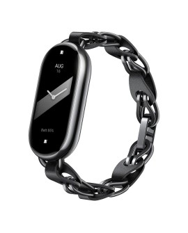 Original Xiaomi Mi Band 8/9 black chain strap