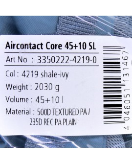 Deuter Aircontact Core 45+10 SL SHALE-IVY