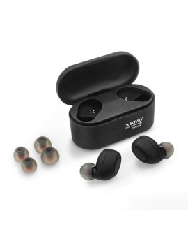 Słuchawki SAVIO TWS-04 (bluetooth bezprzewodowe, Bluetooth z wbudowanym mikrofonem kolor czarny