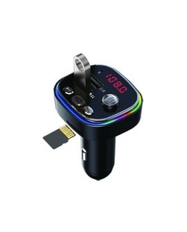 VAKOSS TRAMISTER SAMOCHODOWY RGB/ FM/ BLUETOOTH/ USB / 3.1A TC-B439
