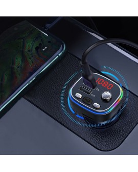 VAKOSS TRAMISTER SAMOCHODOWY RGB/ FM/ BLUETOOTH/ USB / 3.1A TC-B439