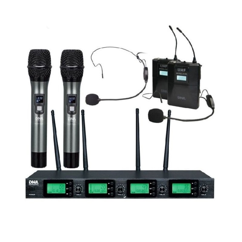 DNA RV-4 MIX - bezprzewodowy system mikrofonowy