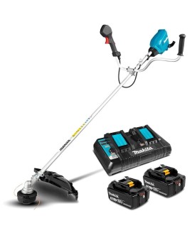 Makita DUR369APT2 przecinarka do pędzli/trymer 1000 W AC/Bateria Czarny, Niebieski, Szary