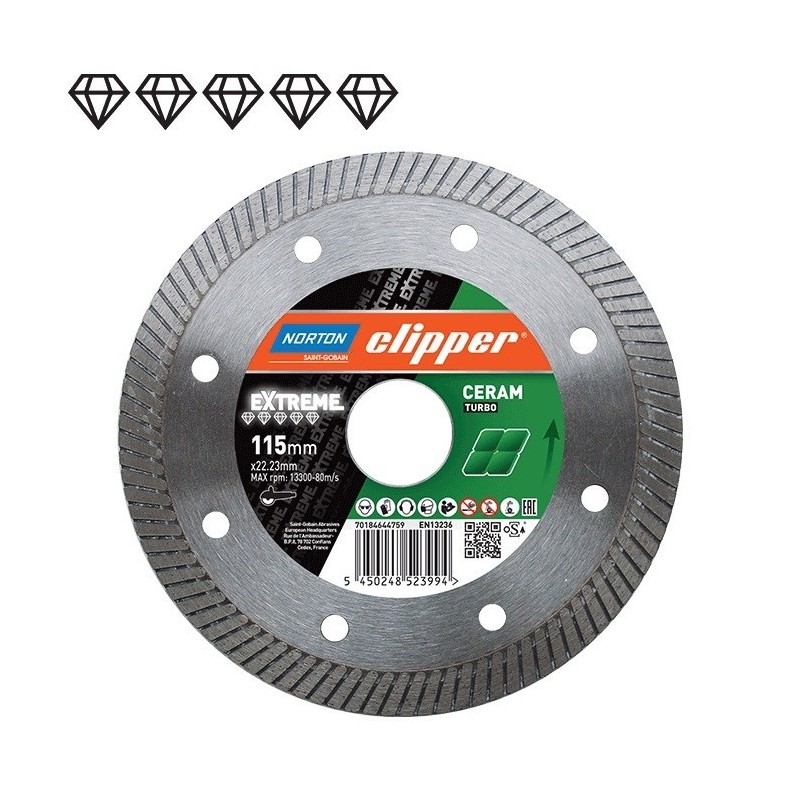 tarcza diamentowa extreme ceramic h9 230 x 25.4 mm