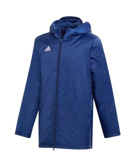 Kurtka dla dzieci adidas Core 18 Stadium JUNIOR granatowa DW9198