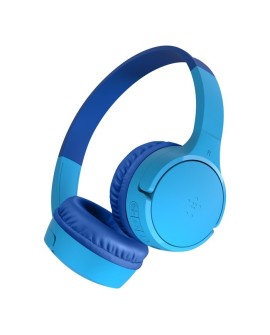 Belkin SoundForm Mini Zestaw słuchawkowy Bezprzewodowy Opaska na głowę Połączenia/muzyka USB Type-C Niebieski