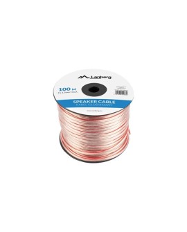 KABEL GŁOŚNIKOWY 2X1.5MM2 100M PRZEZROCZYSTY LANBERG