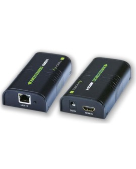 TECHLY EXTENDER SPLITTER HDMI PO SKRĘTCE OVER IP DO 120M 1080P IDATA EXTIP-373