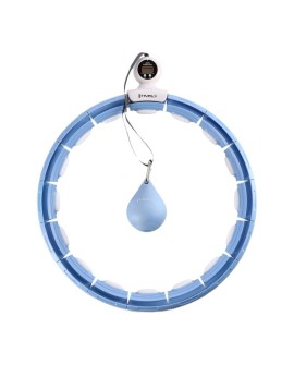 Hula Hop HMS HHM15 z magnesem i obciążeniem niebieski + licznik