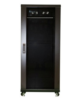 Extralink - szafa stojąca 19" 27U 600x1000 Czarna flat-pack