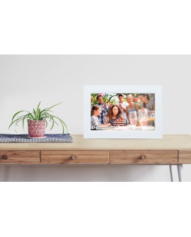 Denver PFF-1015W cyfrowa ramka na zdjęcia Biały 25,6 cm (10.1") Ekran dotykowy Wi-Fi