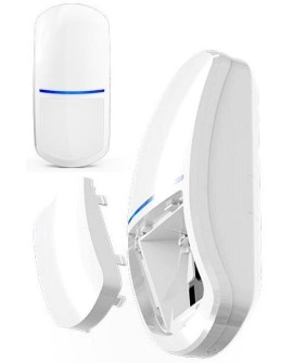 Satel SLIM-DUAL-LUNA detektor ruchu Pasywny czujnik podczerwieni (PIR)/ czujnik mikrofalowy Biały