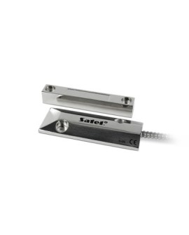 Czujka magnetyczna bramowa SATEL B-4M kontaktron (obudowa metalowa) Srebrny