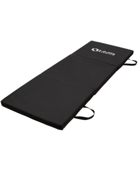 Materac gimnastyczny składany czarny 1800x600x500mm HMS MGS02 (WYPRZEDAŻ)