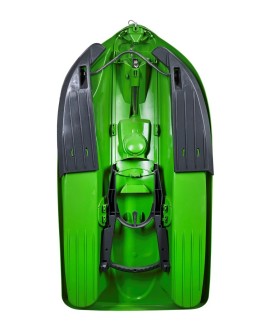 Hamax Sno Zebra Śnieżny racer Zielony Polietylen
