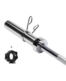 Gryf olimpijski 13,5 kg / 1500 mm z zaciskami HMS GO205