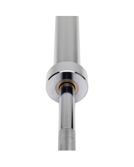 Gryf olimpijski 13,5 kg / 1500 mm z zaciskami HMS GO205